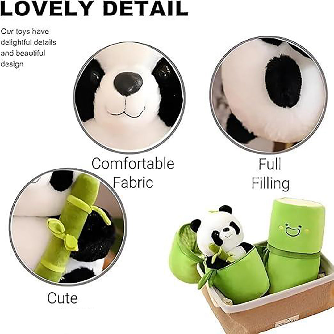 Cute Bamboo Panda Lovable Huggable Soft Toy Birthday Gifts Image 3