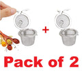 Stainless Steel Tea Filter Infuser 45Cm Basket Shaped Tea Strainer For Green Tea Loose Leaf And Tea Bags With A Chain And A Hook Image 1