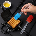 Non Stick Grill Sandwich Toaster With Silicone Brush With Free Spatula Image 2