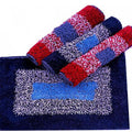 Cotton Anti-Slip Doormat for Home & Bathroom Entrance Multicolor Rectangular Mat (40x60 cm) Image 1