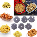 Stainless Steel Press Sev Sancha Machinepress Muruku Makerdab Sev Sancha With 6 Jali Image 2